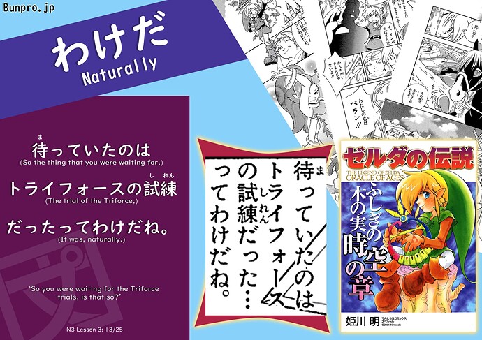 わけだ ゼルダの伝説 (Answer)