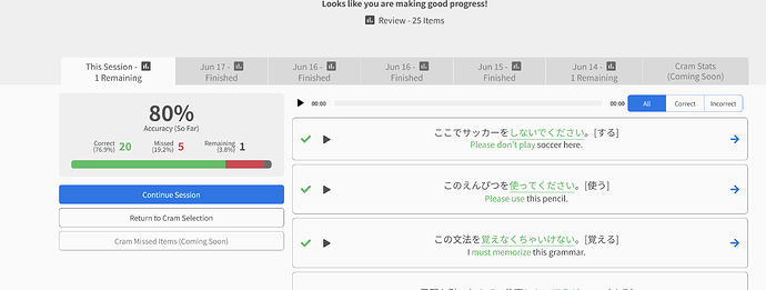 Screenshot 2023-06-17 at 11-11-42 Bunpro Cram Summary - Japanese Grammar Explained Bunpro