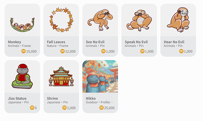 B-Point Shop – Fall Drop 🍂 - Bunpro - Bunpro Community