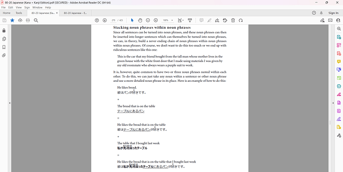 80-20 Japanese (Kana + Kanji Edition).pdf (SECURED) - Adobe Acrobat Reader DC (64-bit) 27_09_2022 3_30_19 AM