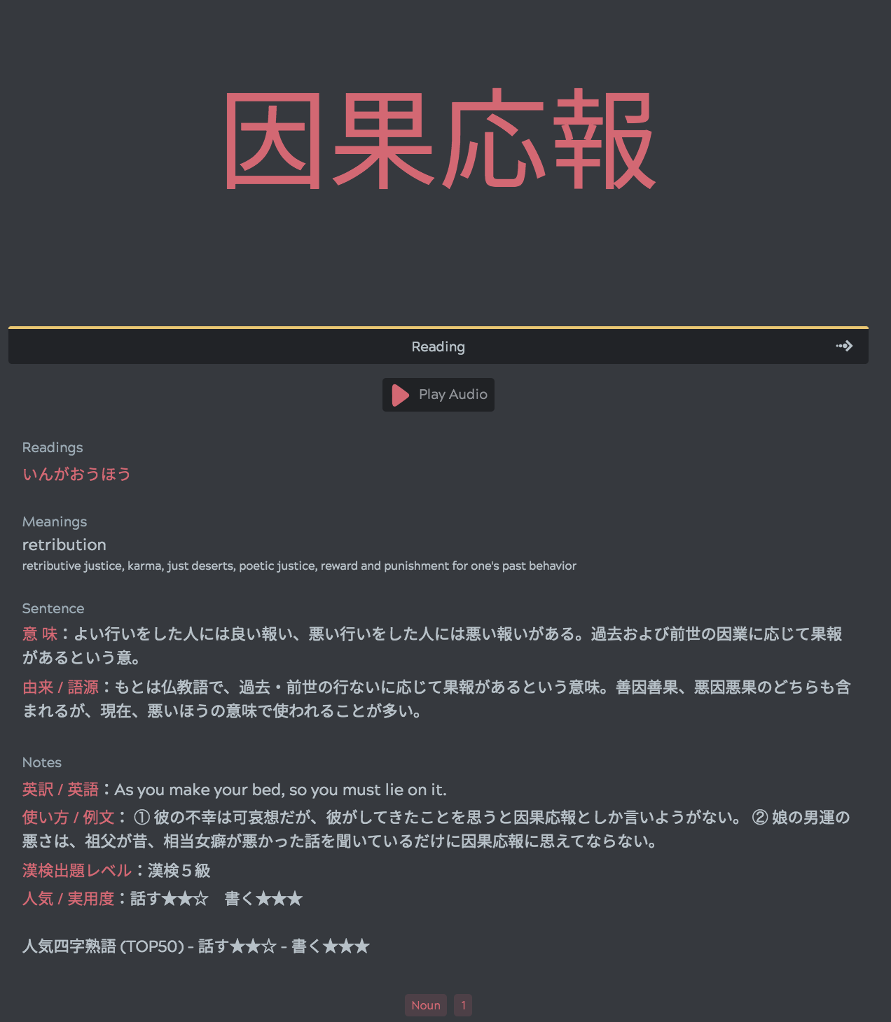 四字熟語 4 Character Compound Words Japanese Bunpro Community