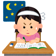 study_night_girl