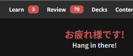 hang in